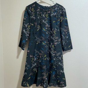 Banana Republic Floral Peplum Dress